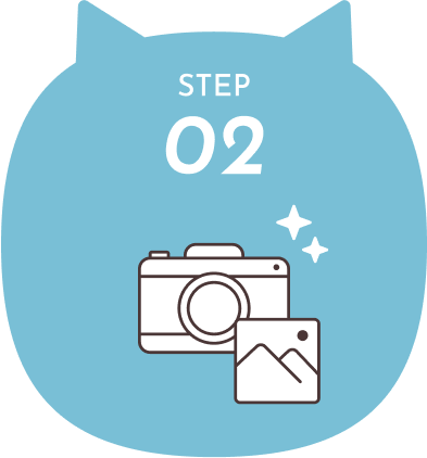猫型イラスト1